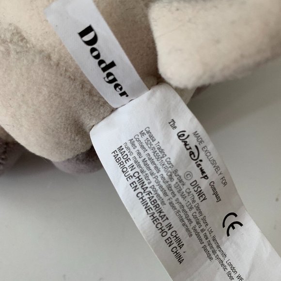 Oliver And Company’s Dodger 7” Mini Bean Bag Beanie Plush Disney Store NWT - Picture 5 of 8